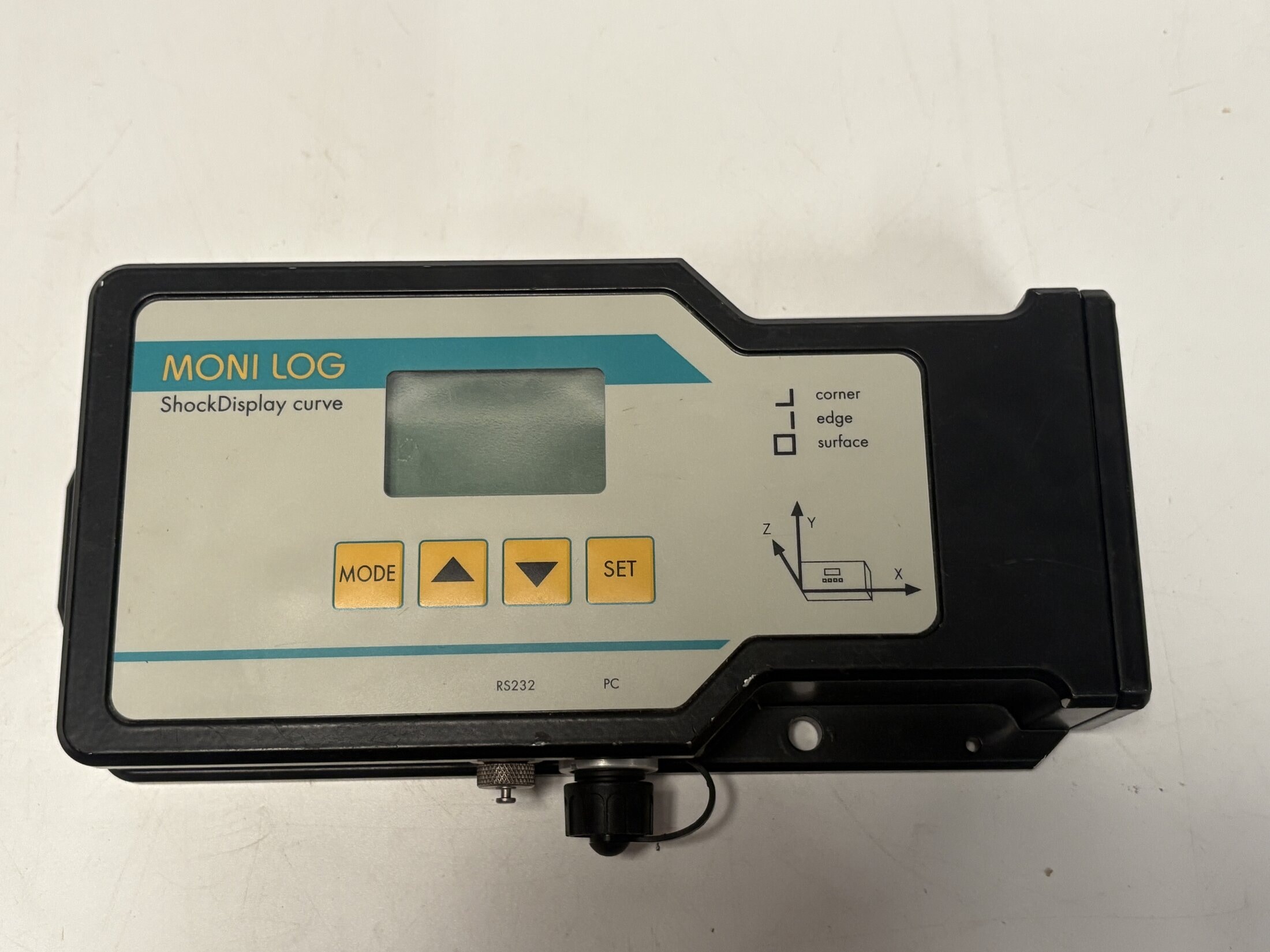 MONILOG ShockDisplay curve R20 Transport Data Logger