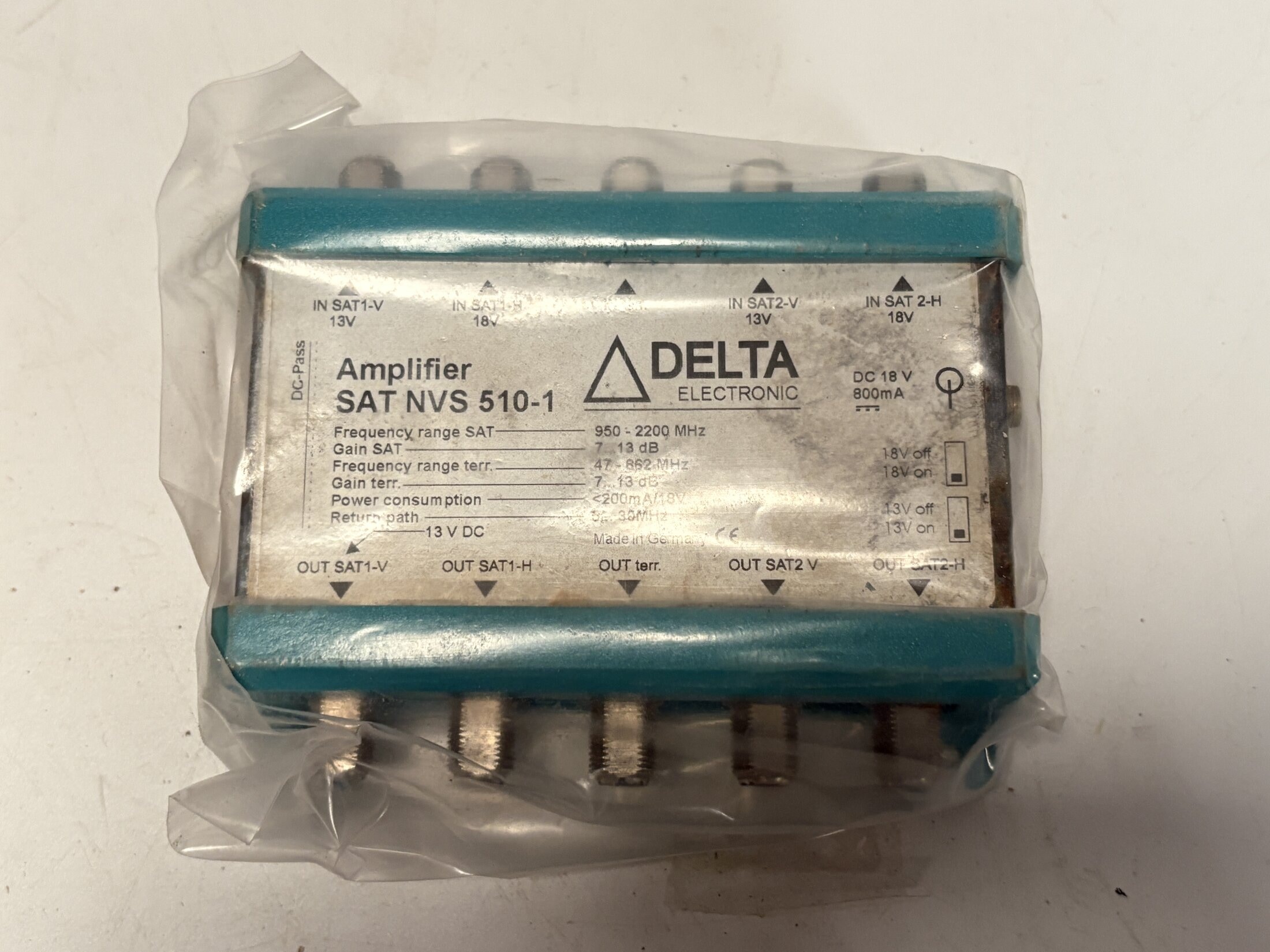 Delta Electronic NVS 510-1 SAT/CATV Headend Amplifier