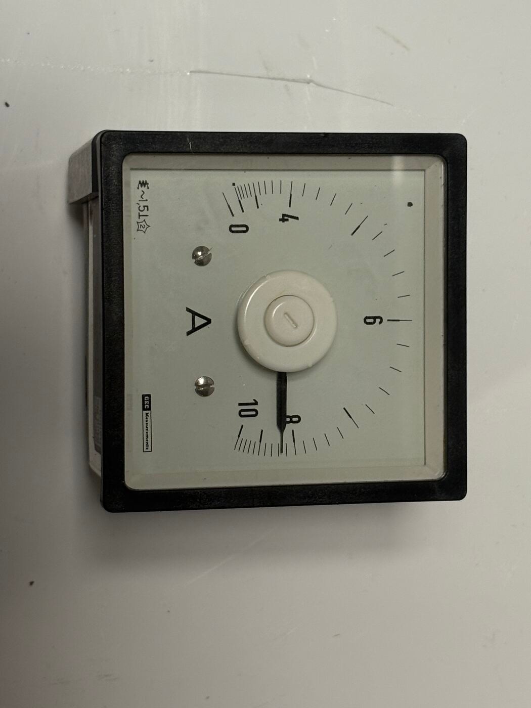 GEC Measurements CTL3D037AABAC 10A Analogue Ammeter