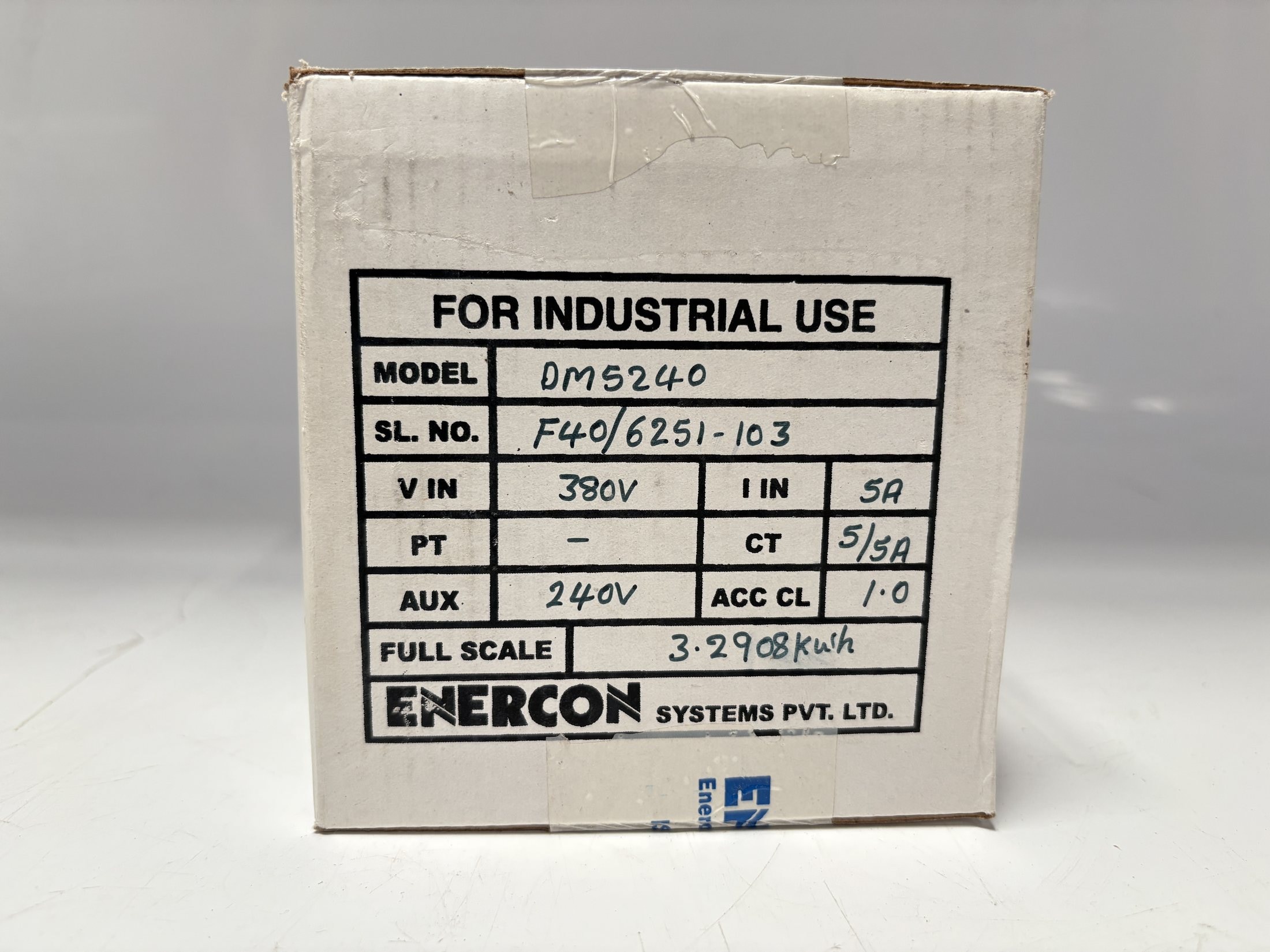 Enercon DM5240 380V 5A CT 5/5A kWh Energy Meter
