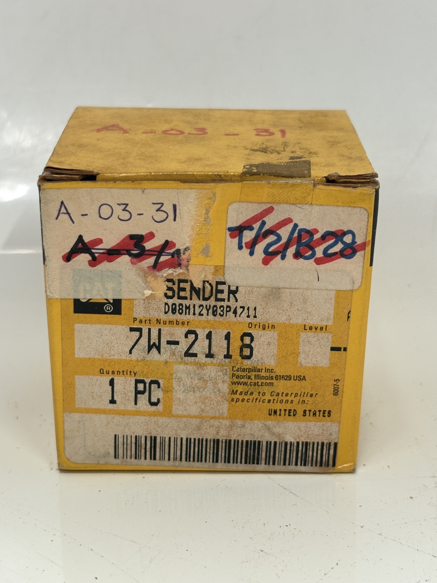 Caterpillar CAT 7W-2118 Genuine Engine Oil Pressure Sender