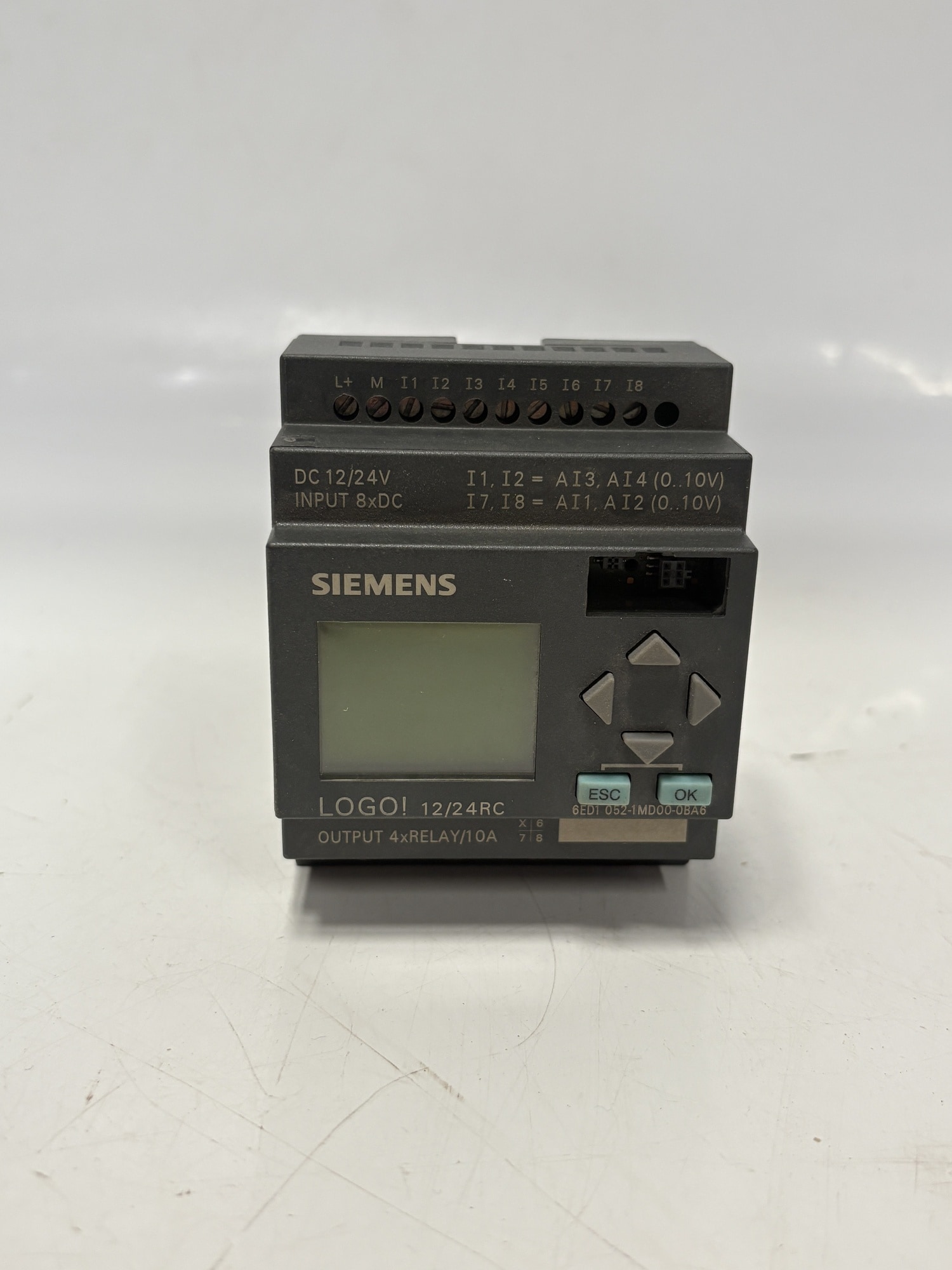Siemens LOGO! 12/24RC 6ED1052-1MD00-0BA6 Logic Module