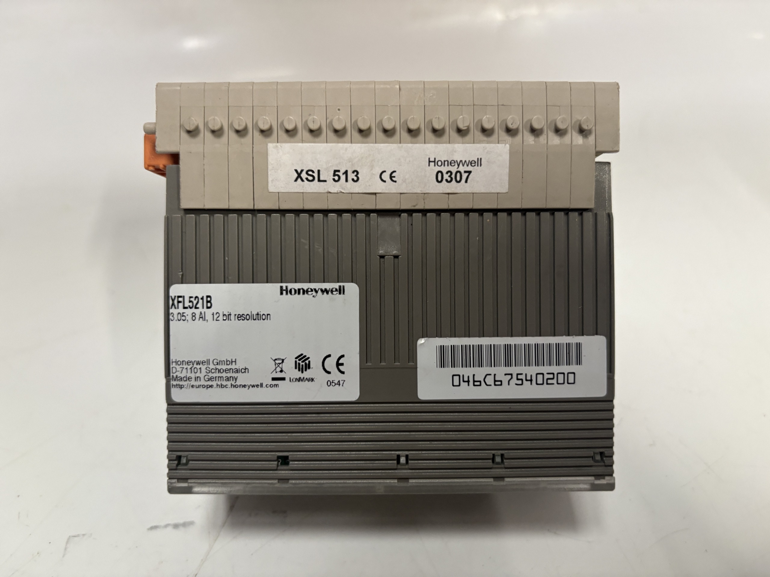 Honeywell XFL521B 8-Channel Analog Input Module XSL513