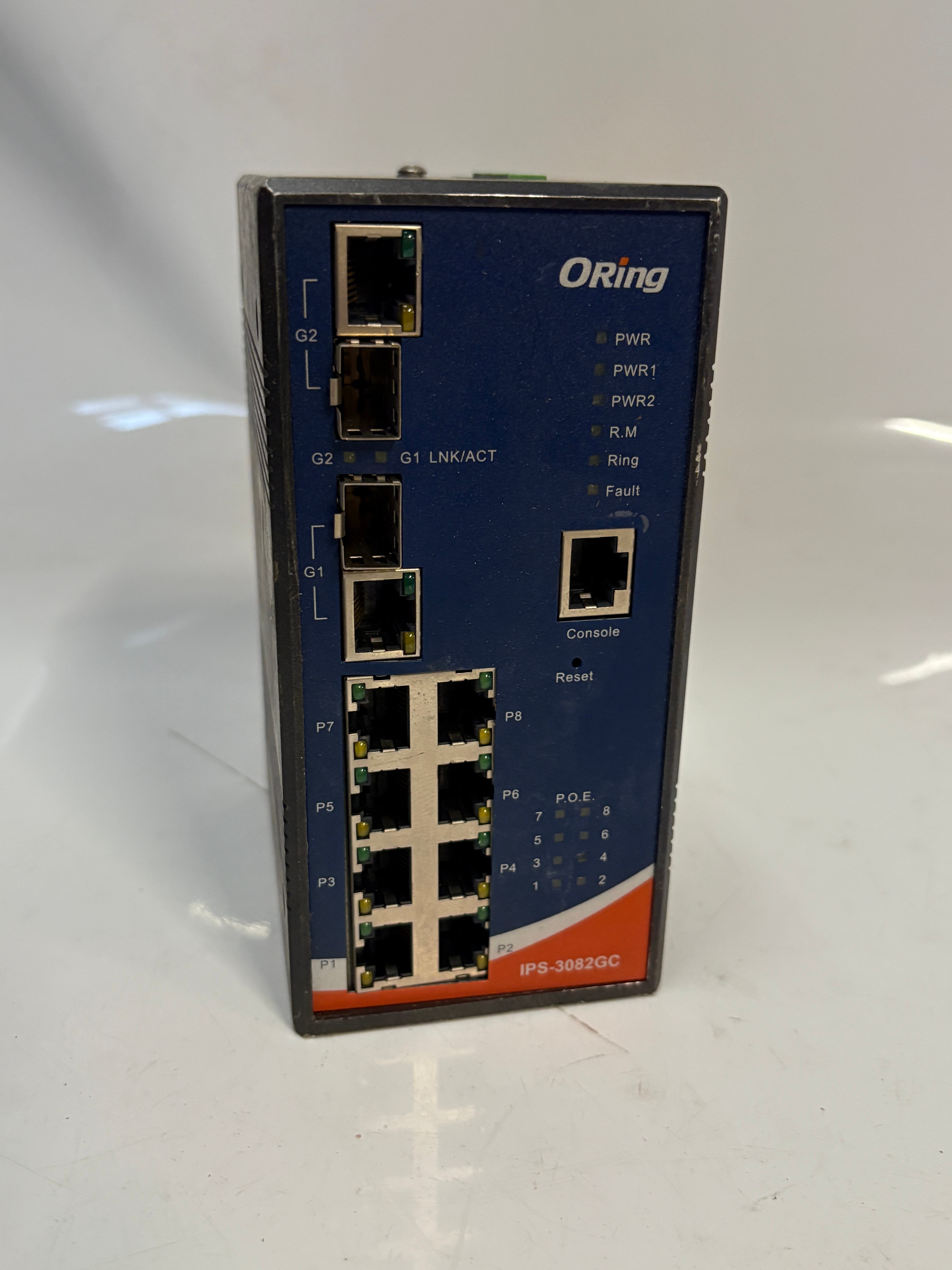 ORing IPS-3082GC Managed PoE Ethernet Switch 48VDC