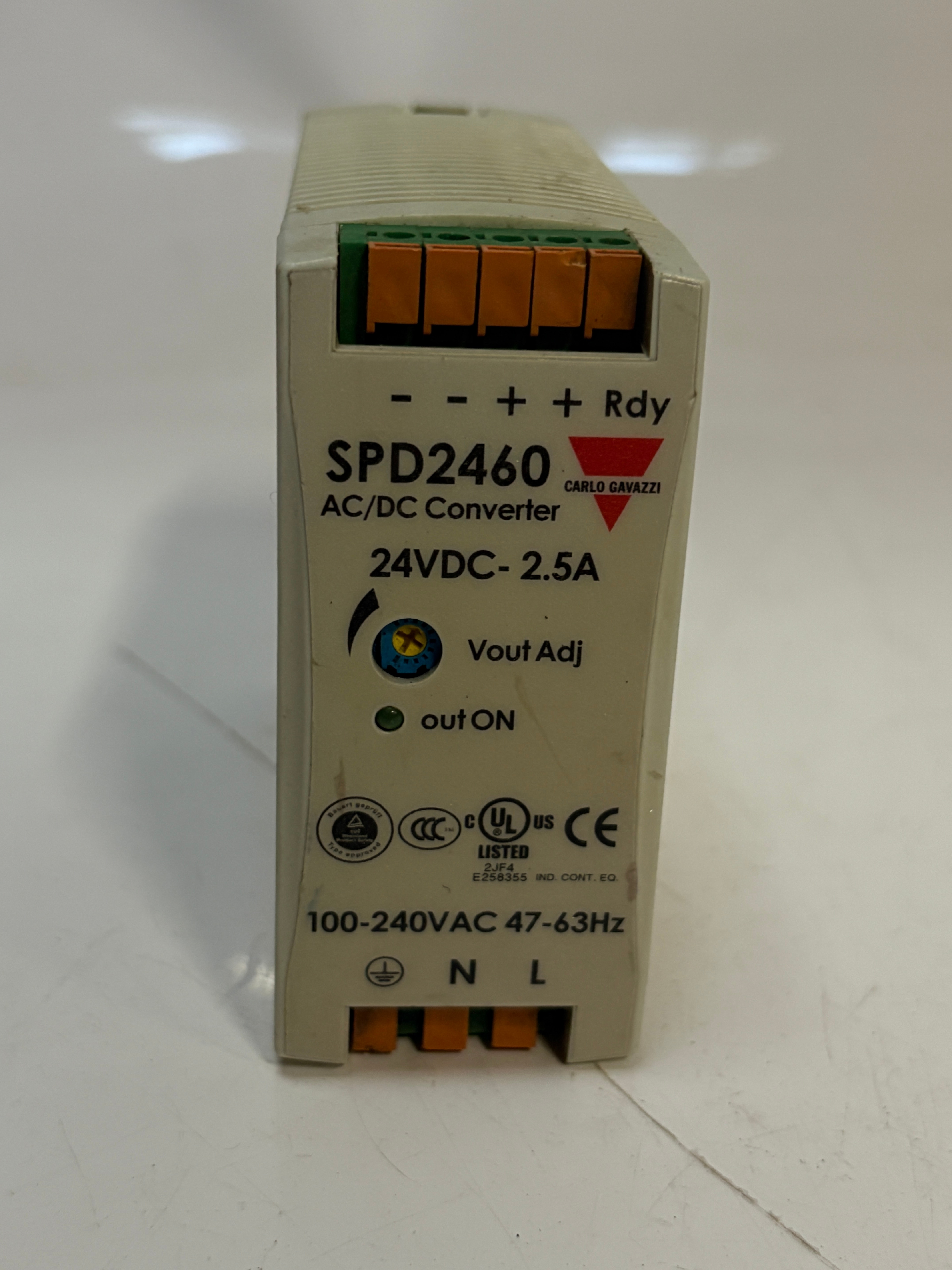 Carlo Gavazzi SPD24601B 24VDC 60W Power Supply 2.5A