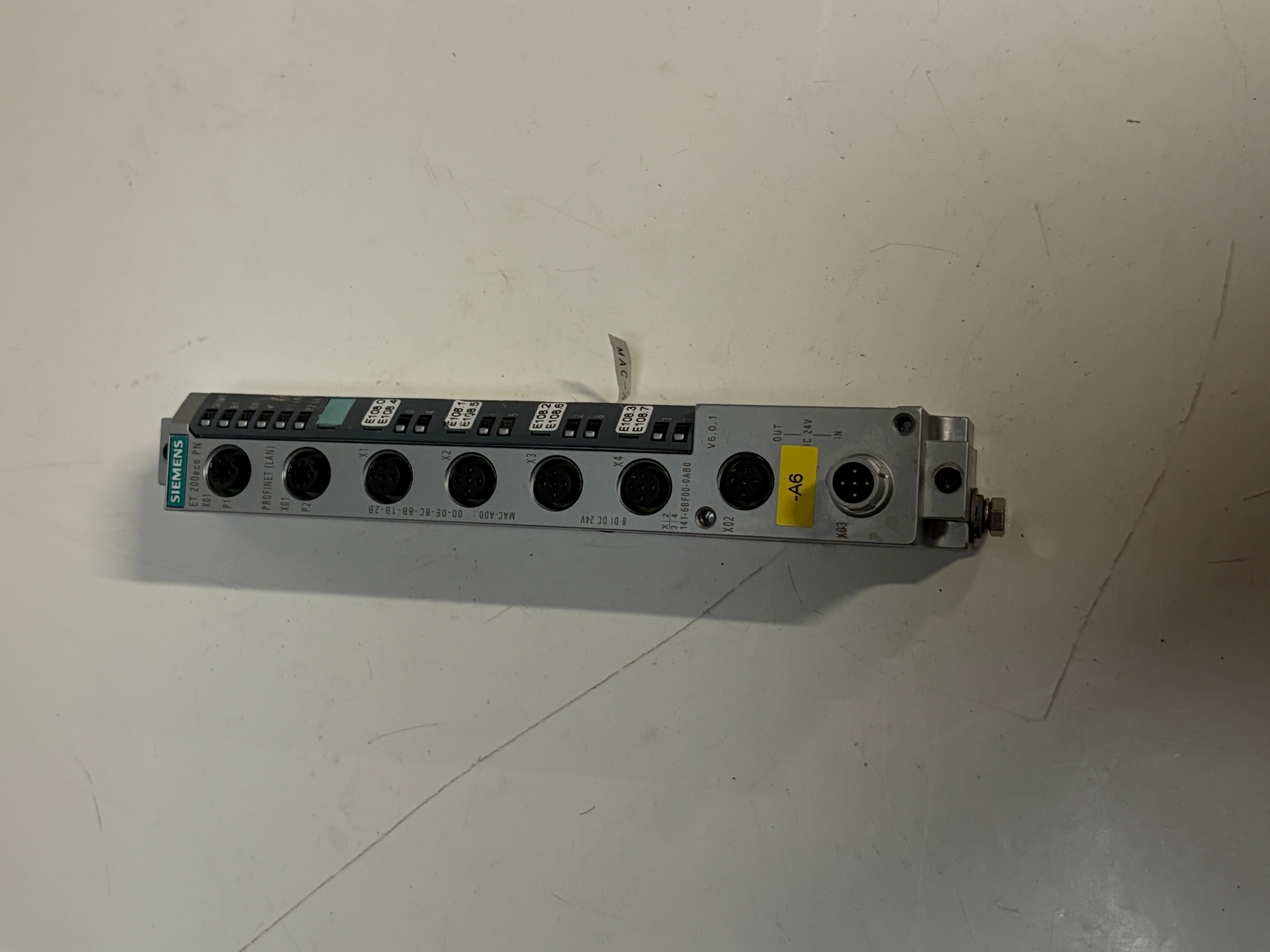 Siemens 6ES7141-6BF00-0AB0 ET200eco PN 8DI 24V IP67