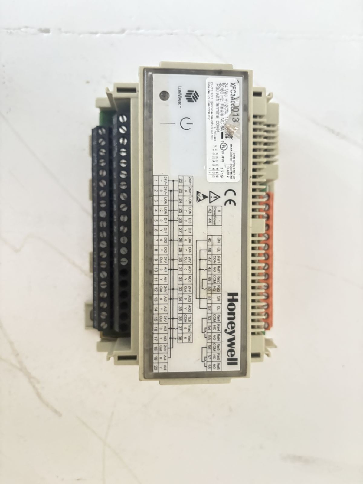 Honeywell XFC3A06013 LonMark Excel Smart I/O Module 24VAC
