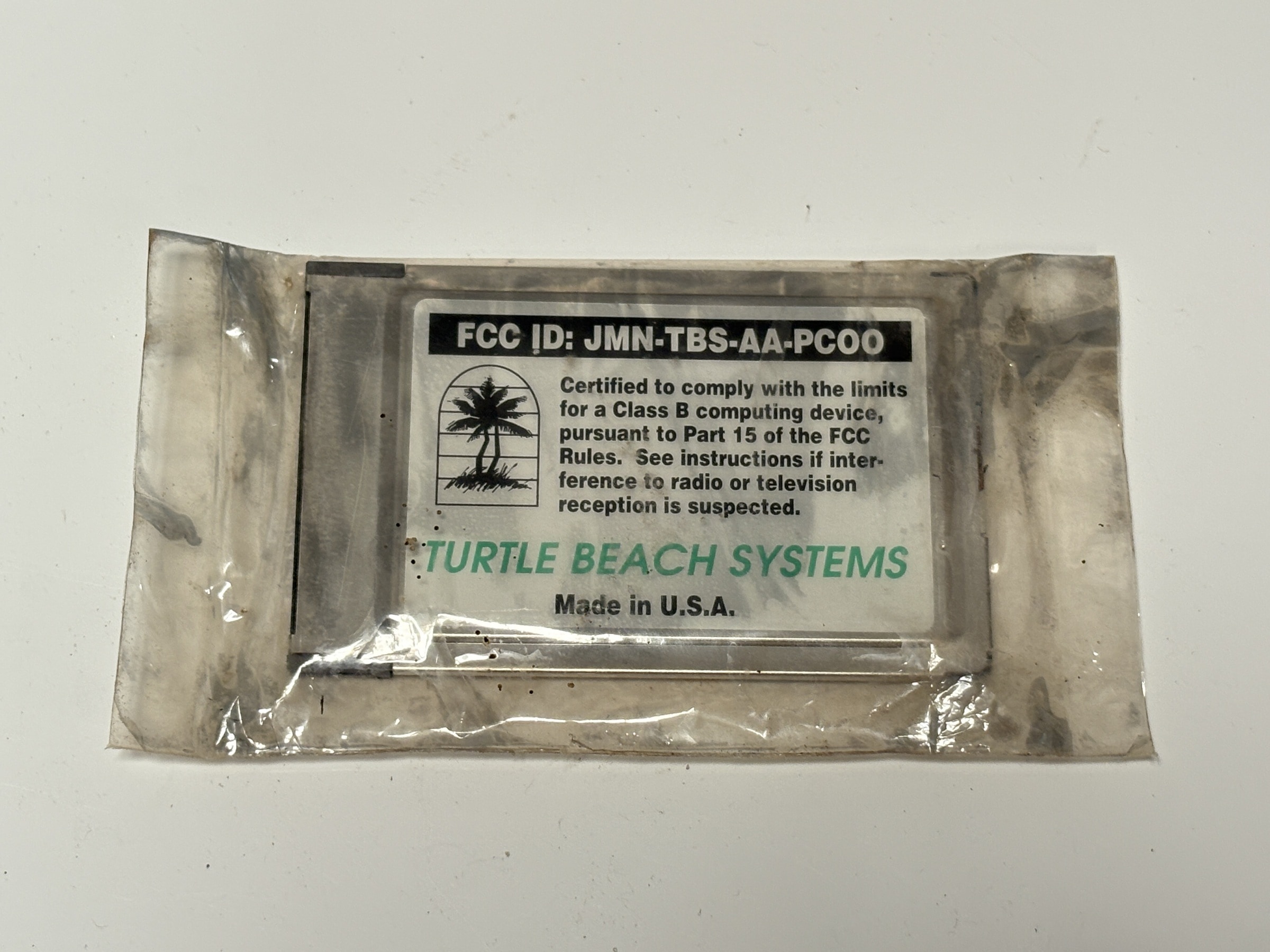 Turtle Beach Audio Advantage PCMCIA Sound Card JMNTBS-AAPC00