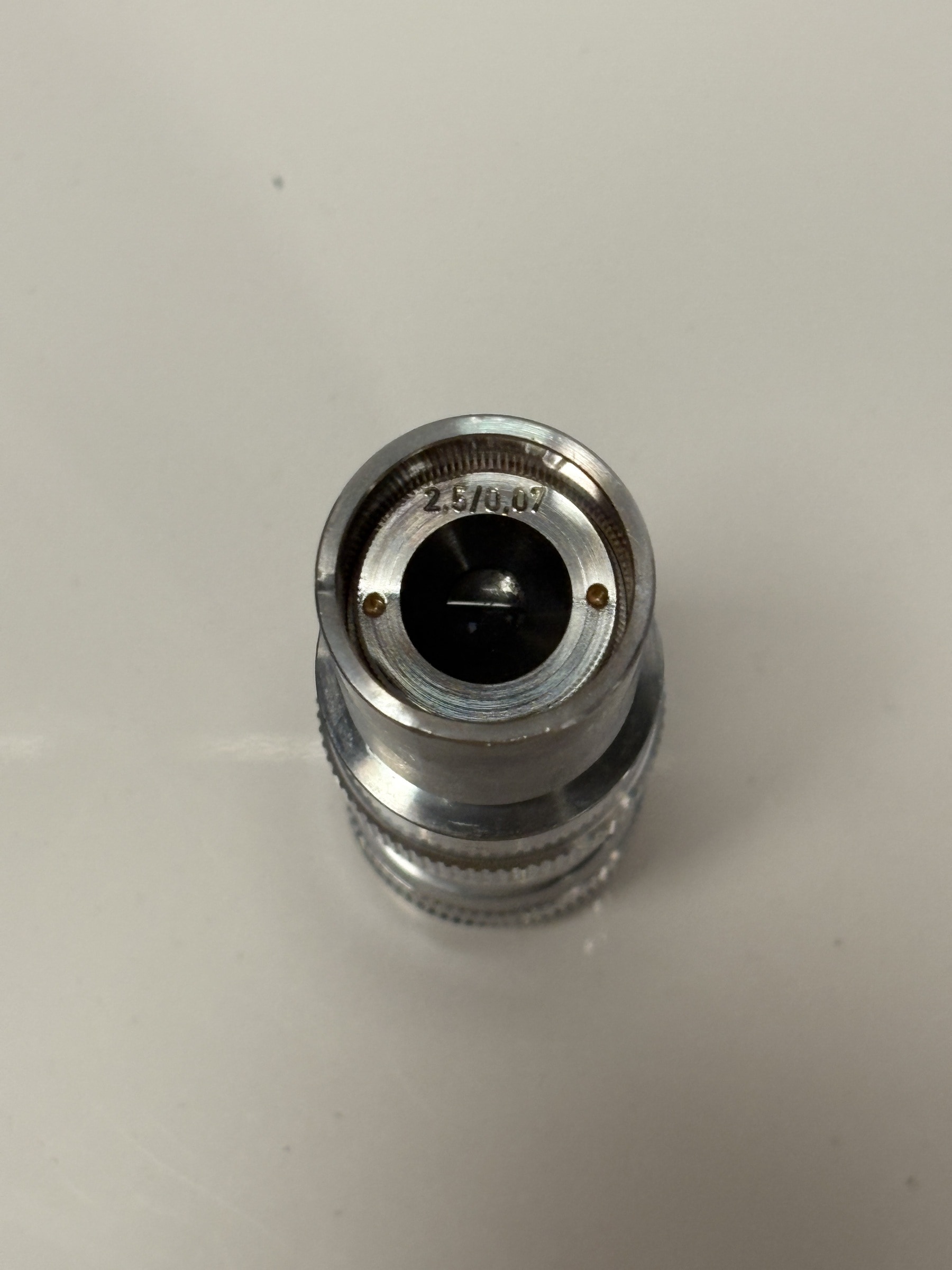 2.5x 0.07 Microscope Objective Lens