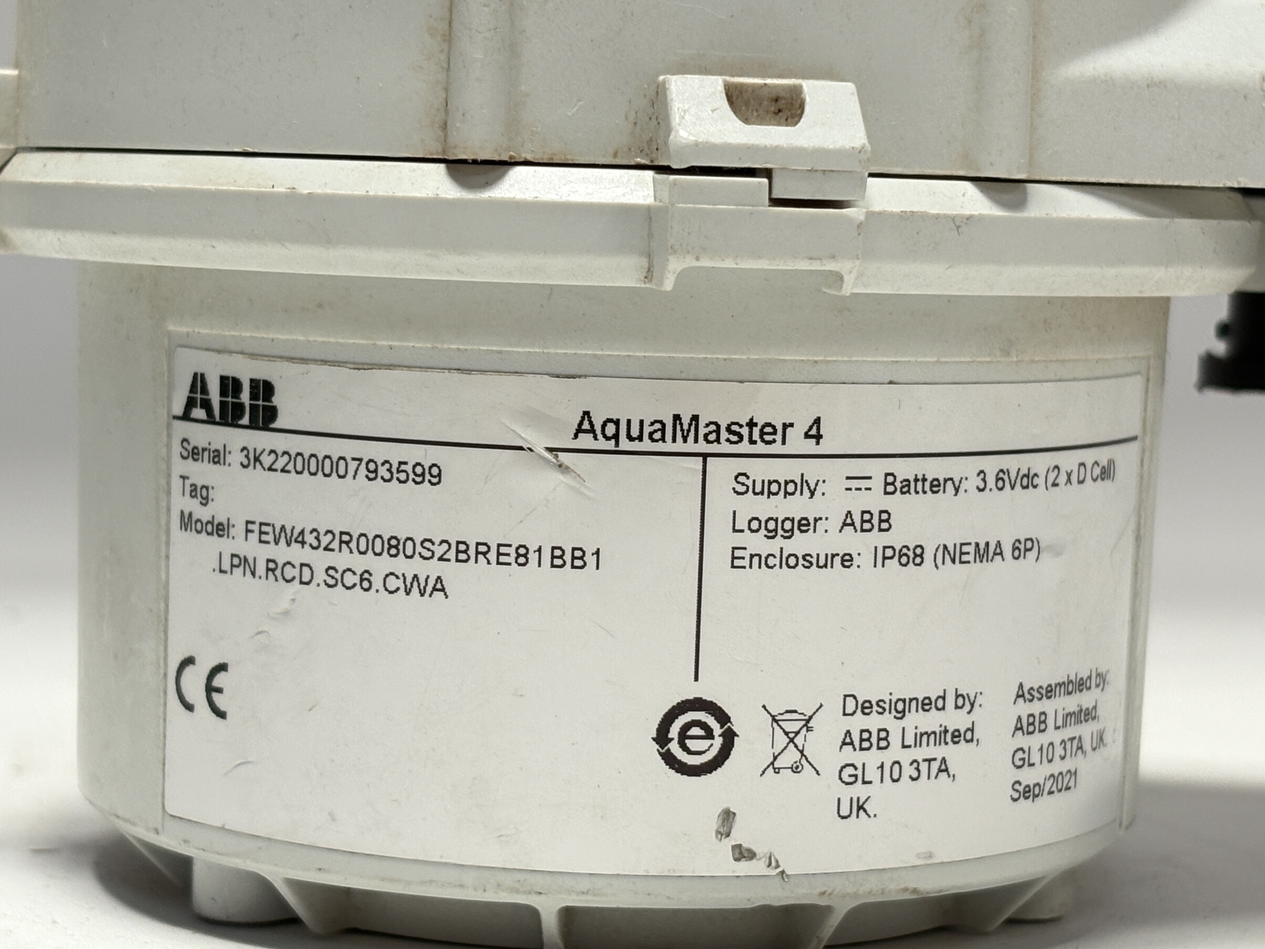 ABB AquaMaster 4 FEW432R0080S2BRE81BB1 Flowmeter Transmitter
