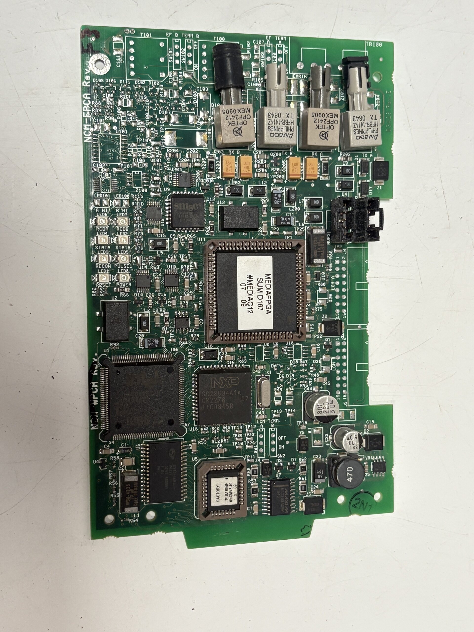 NOTIFIER NCM-F Fiber Network Communications Module 53521A S635