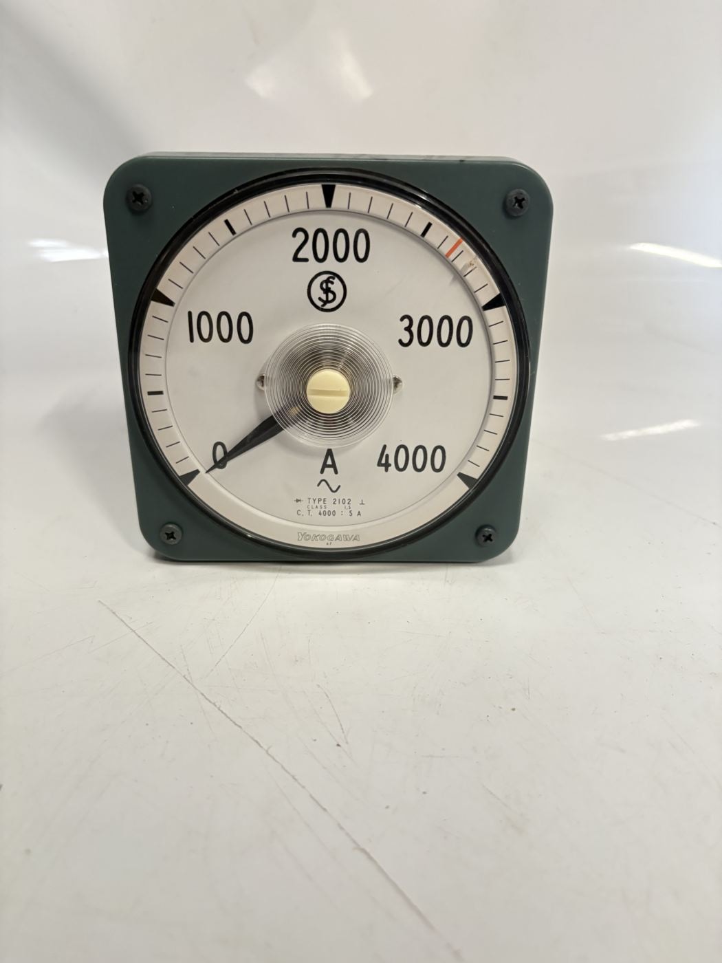 Yokogawa Electric Works 0-4000A AC Ammeter Panel Meter