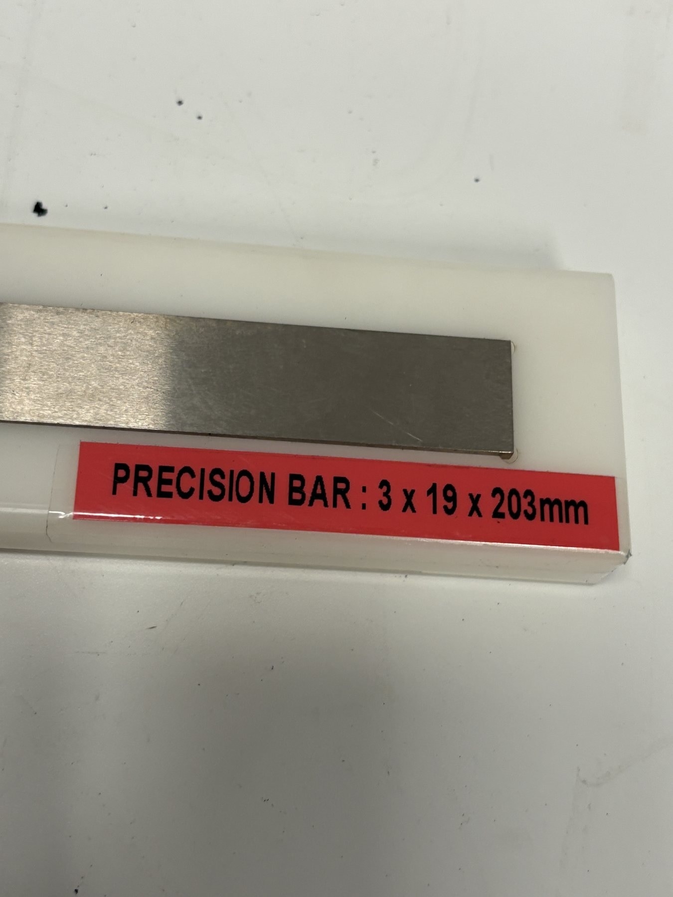 E-MECH 3 x 19 x 203mm Precision Reference Bar Gauge