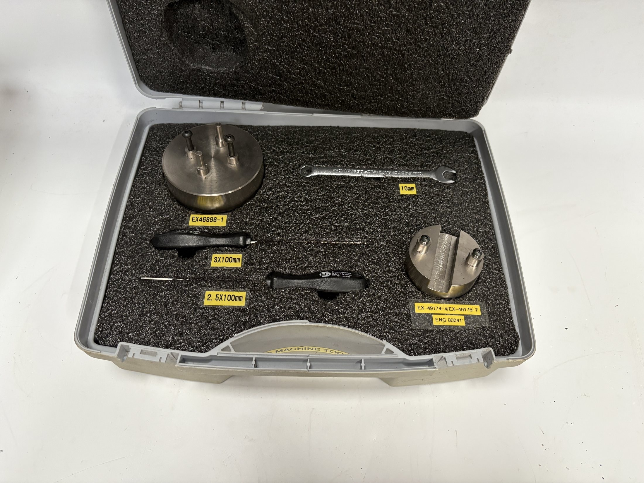 TIG Machine Tools EX46896-1 EX-49174-A EX-49175-7 Fixture Set