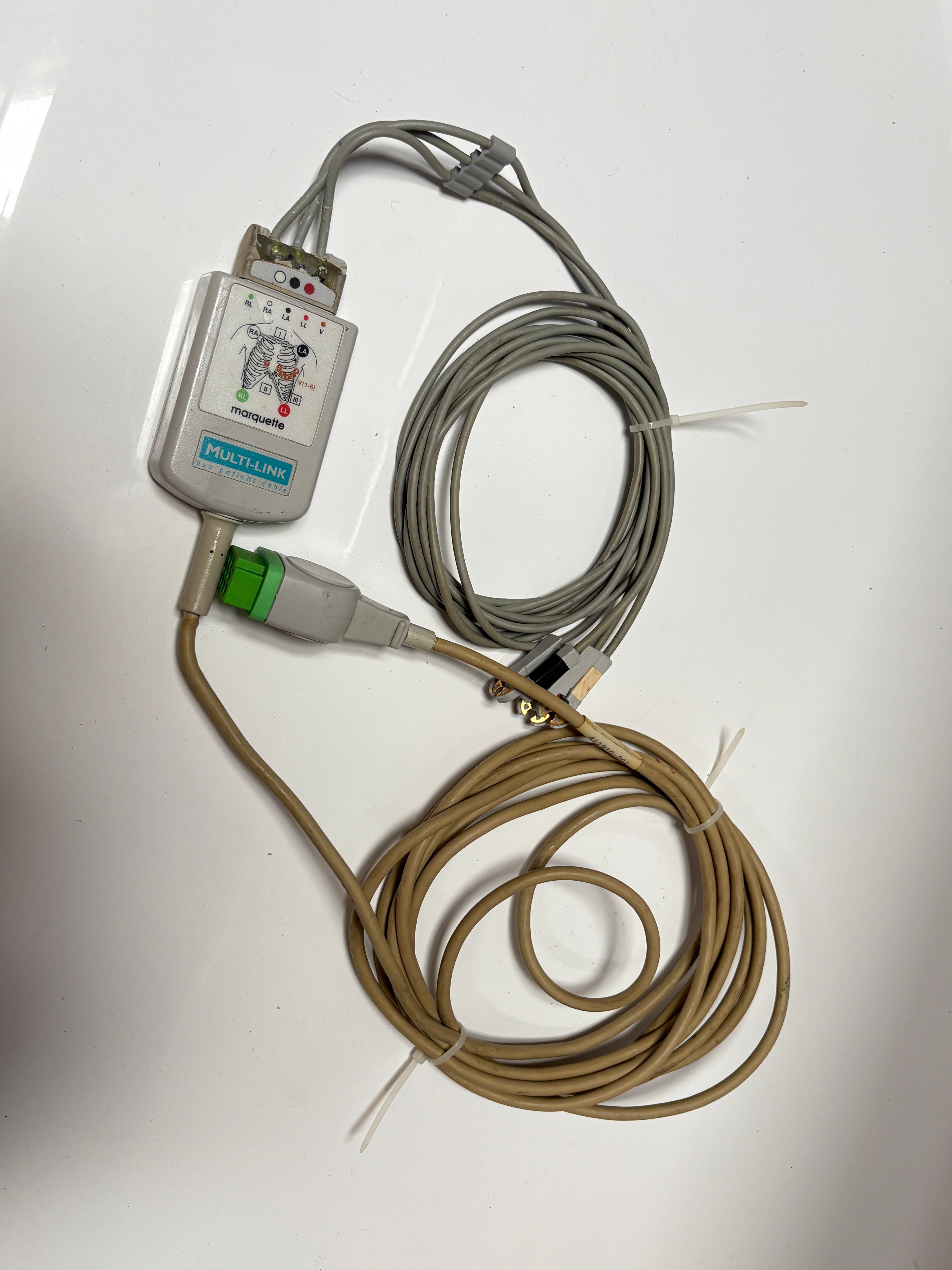 GE Marquette Multi-Link ECG Trunk Cable with Leadwire Set Product Type ECG trunk cable and leadwire set