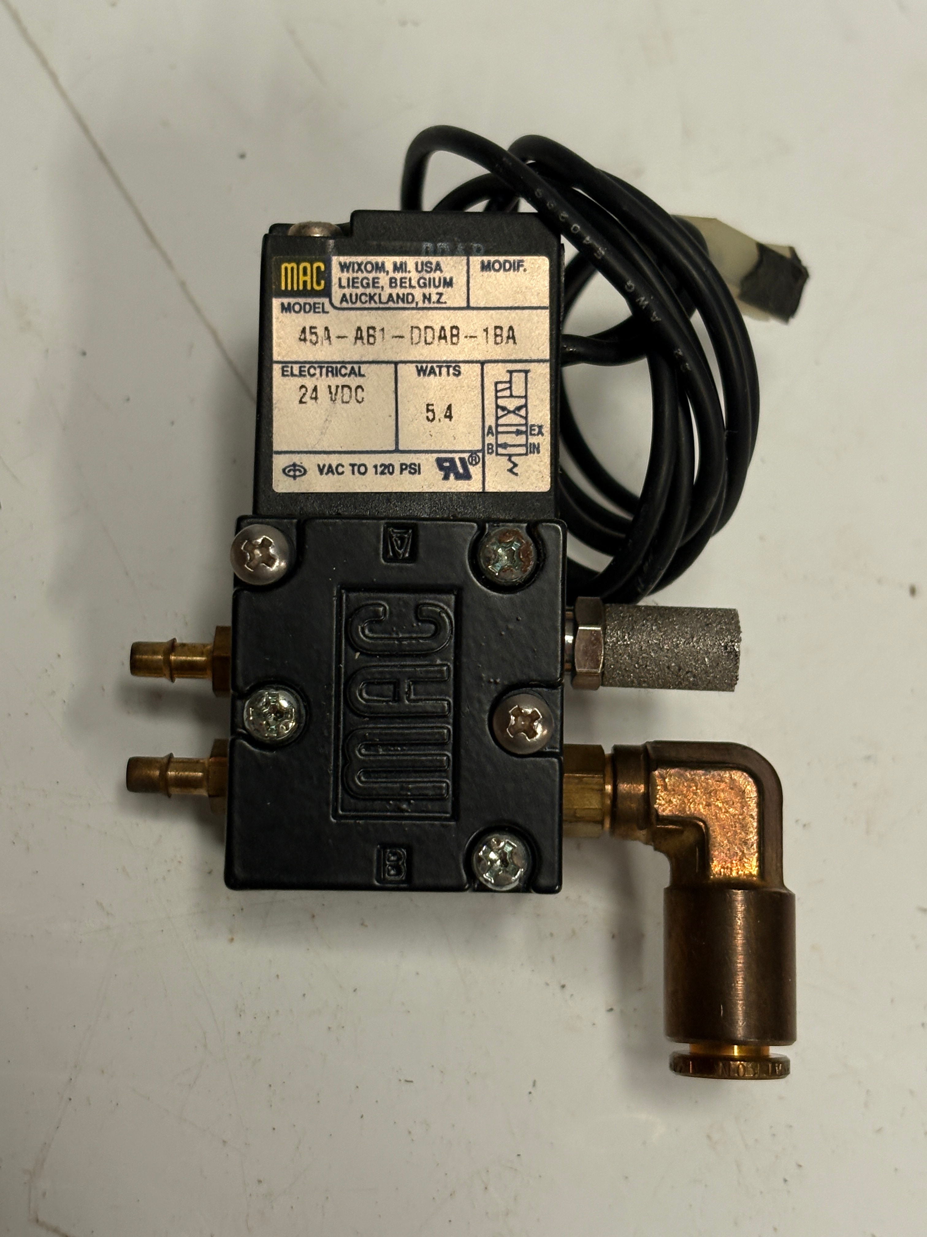 MAC 45A-A61-DDAB-1BA Solenoid Valve Asymtek 62-0181-00