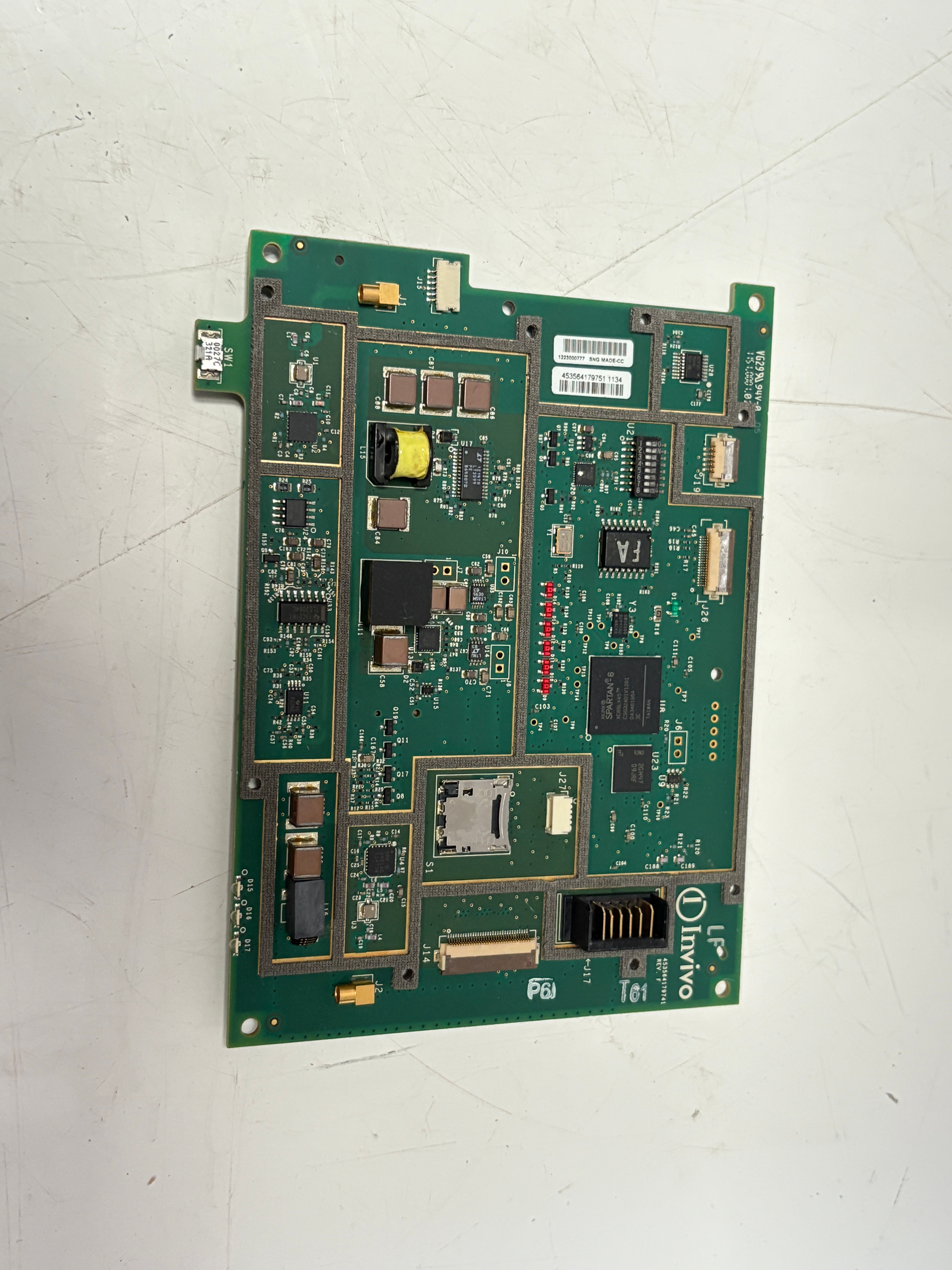 Invivo 453564179141 Rev F PCB Board