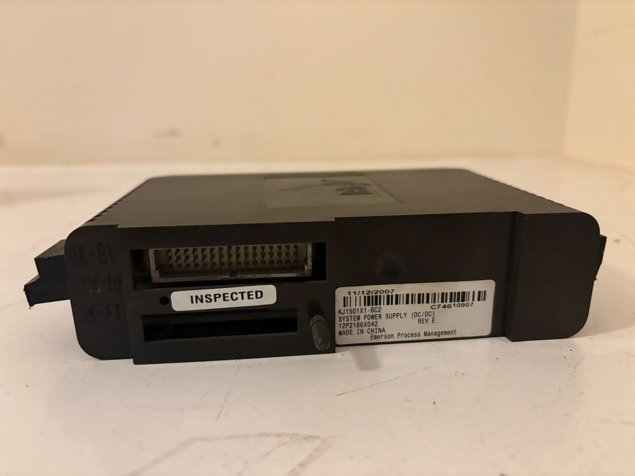 Emerson KJ1501X1-BC2 DeltaV DC/DC Power Supply Rev E