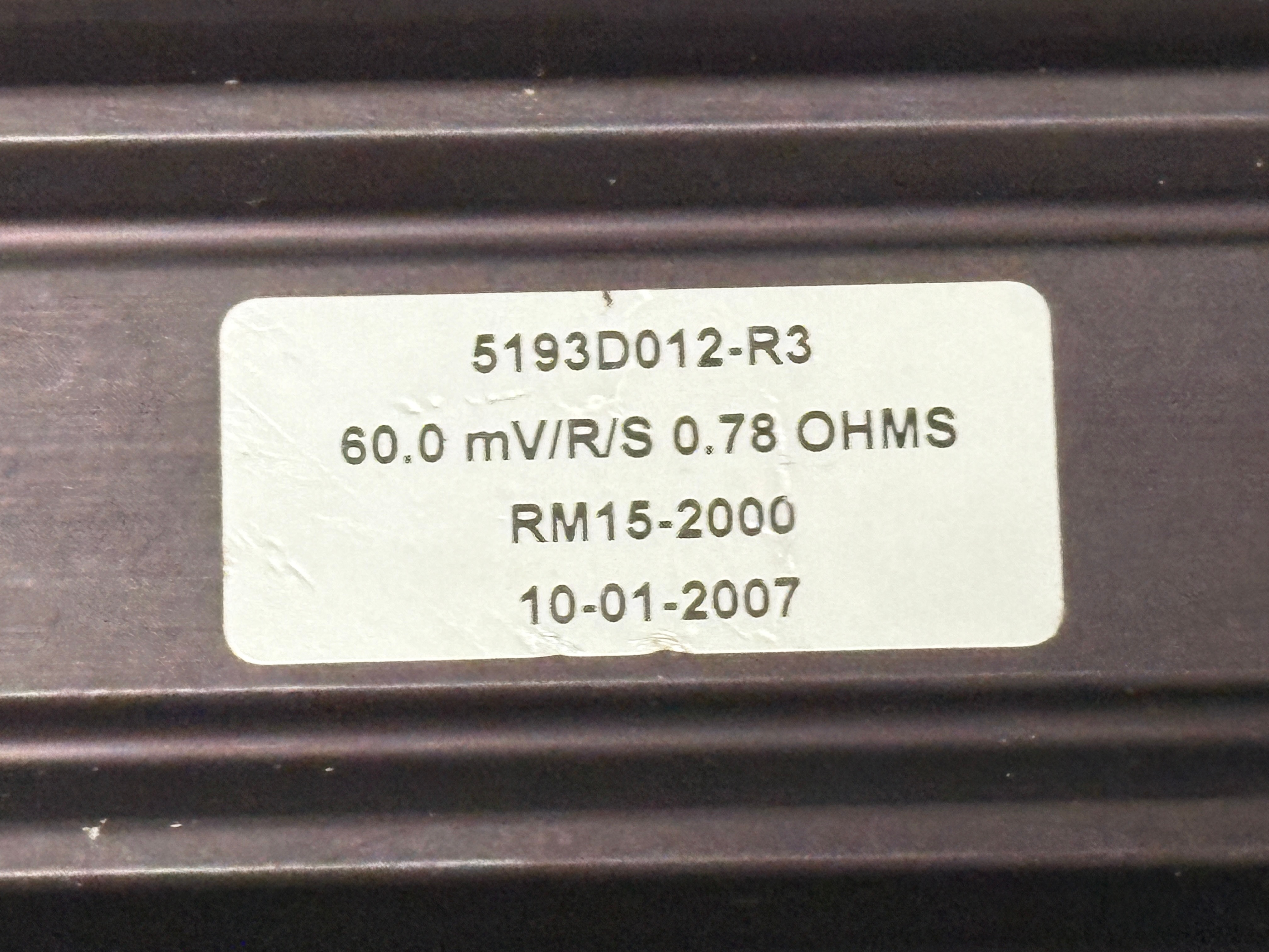Ametek Pittman 5193D012-R3 RM15-2000 DC Servo Motor