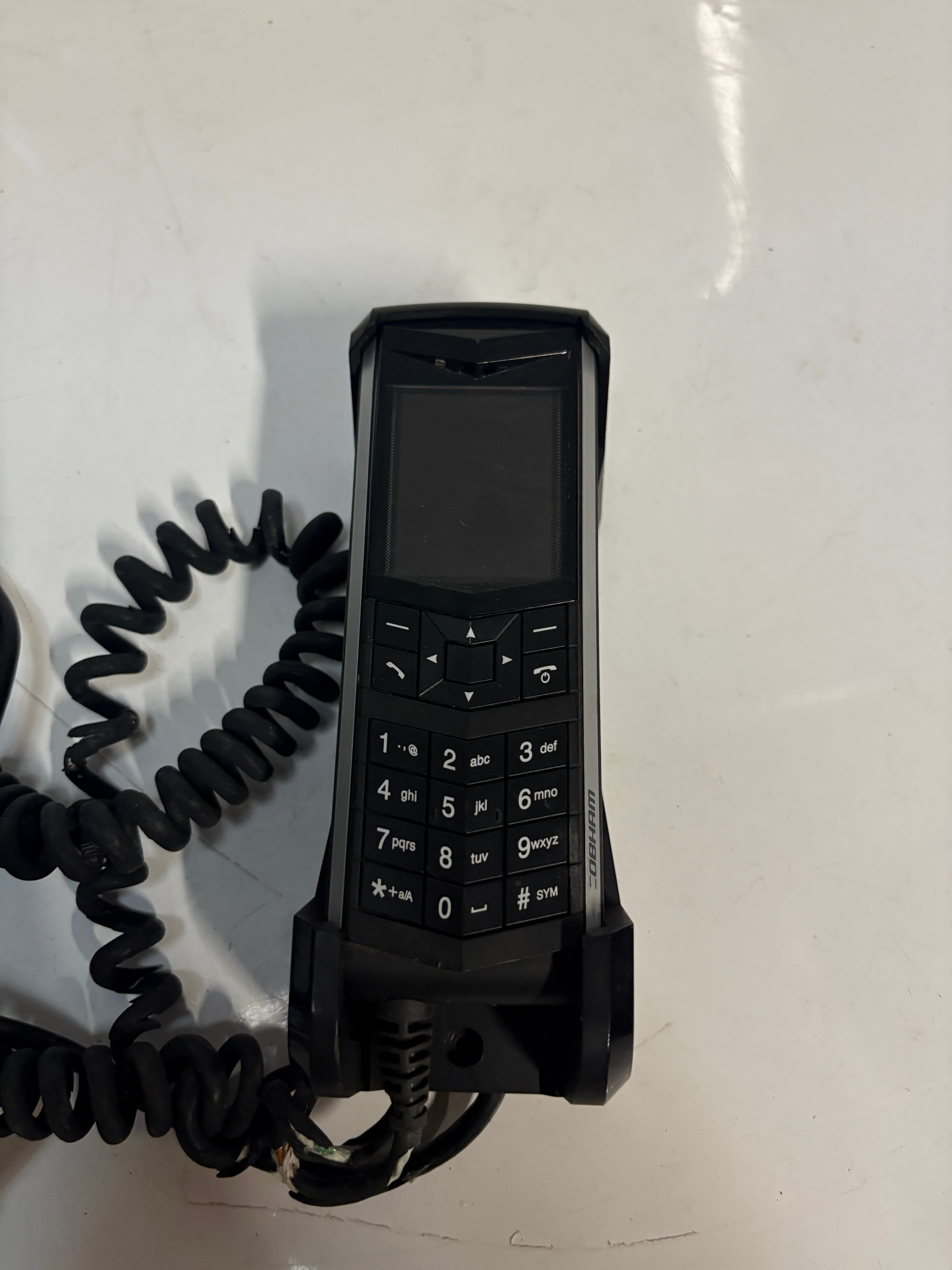 Cobham IP Wired Handset with Cradle Marine Satcom