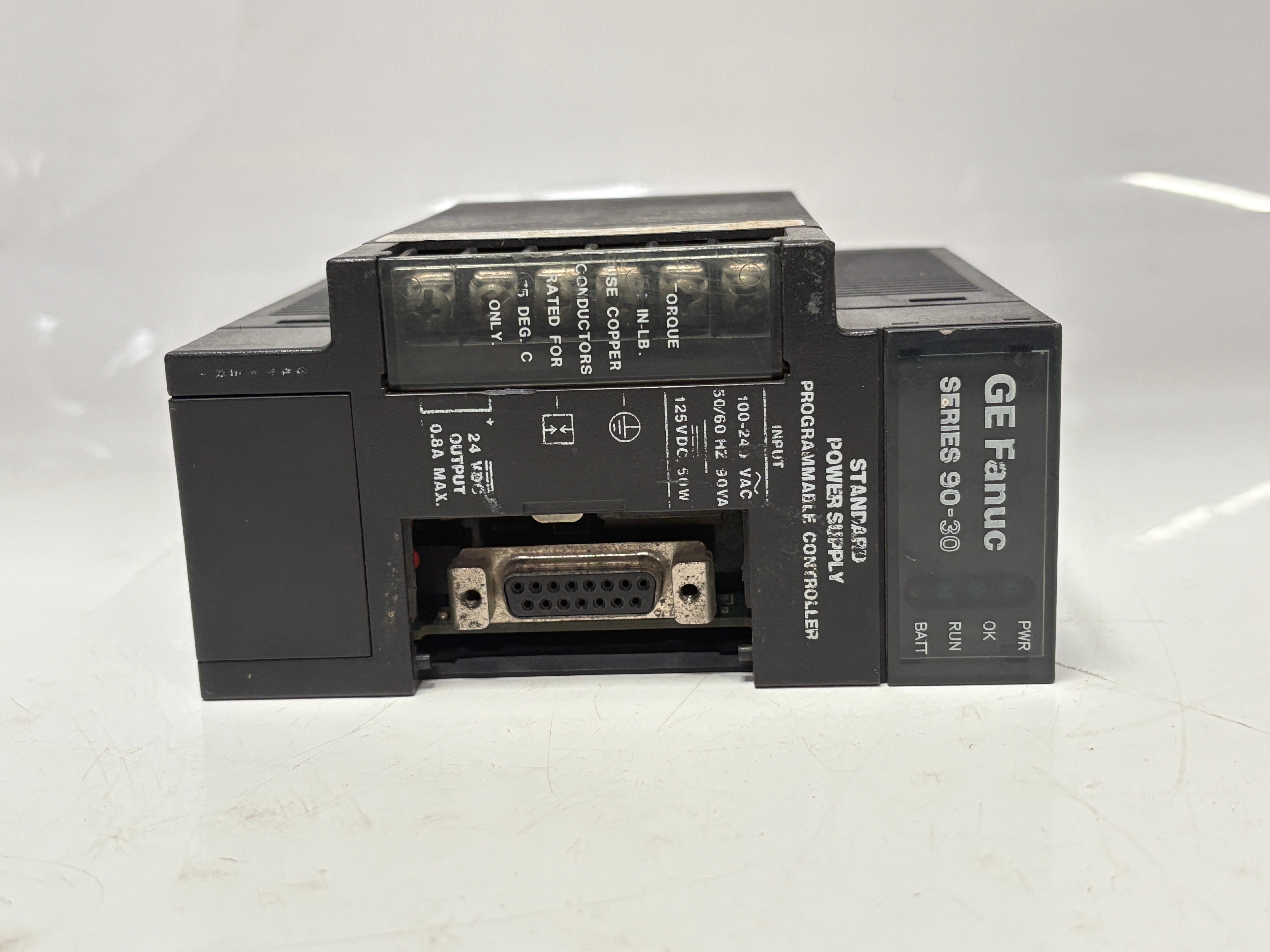 GE Fanuc IC693PWR321U Series 90-30 Power Supply 30W