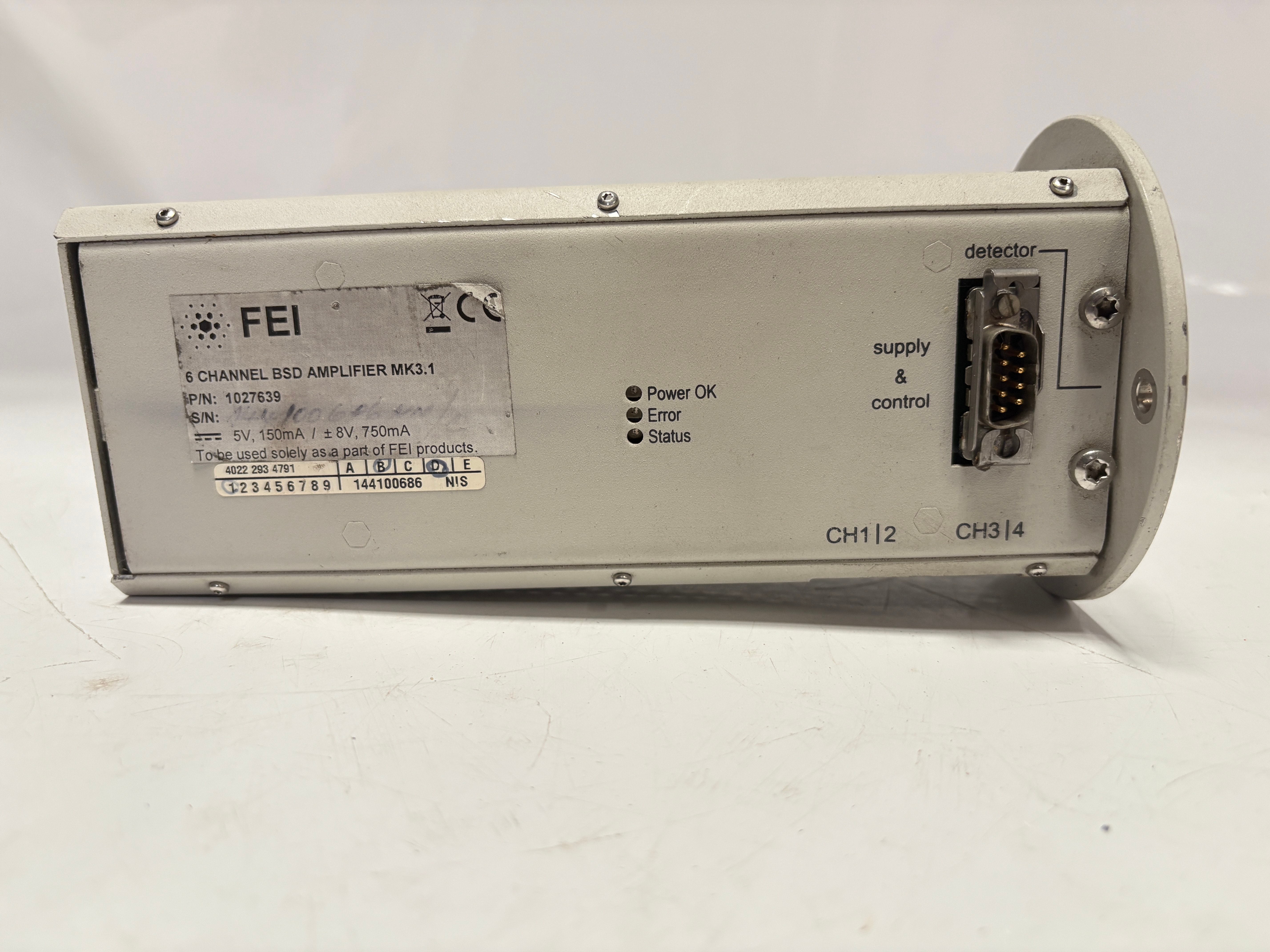FEI 1027639 6-Channel BSD Amplifier MK3.1 SEM Module