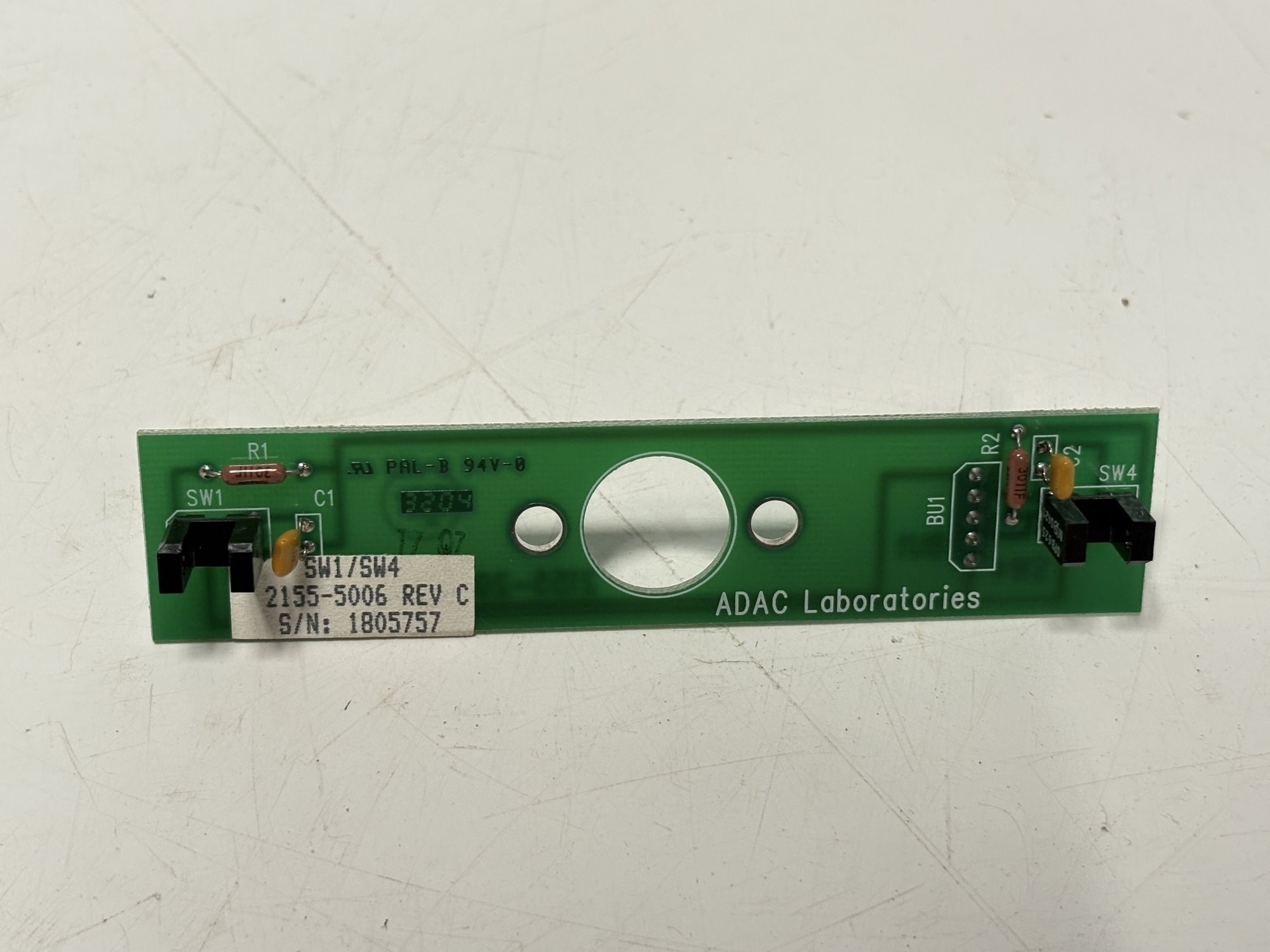 ADAC Labs 2155-5006 Rev C SW1/SW4 Switch PCB Board