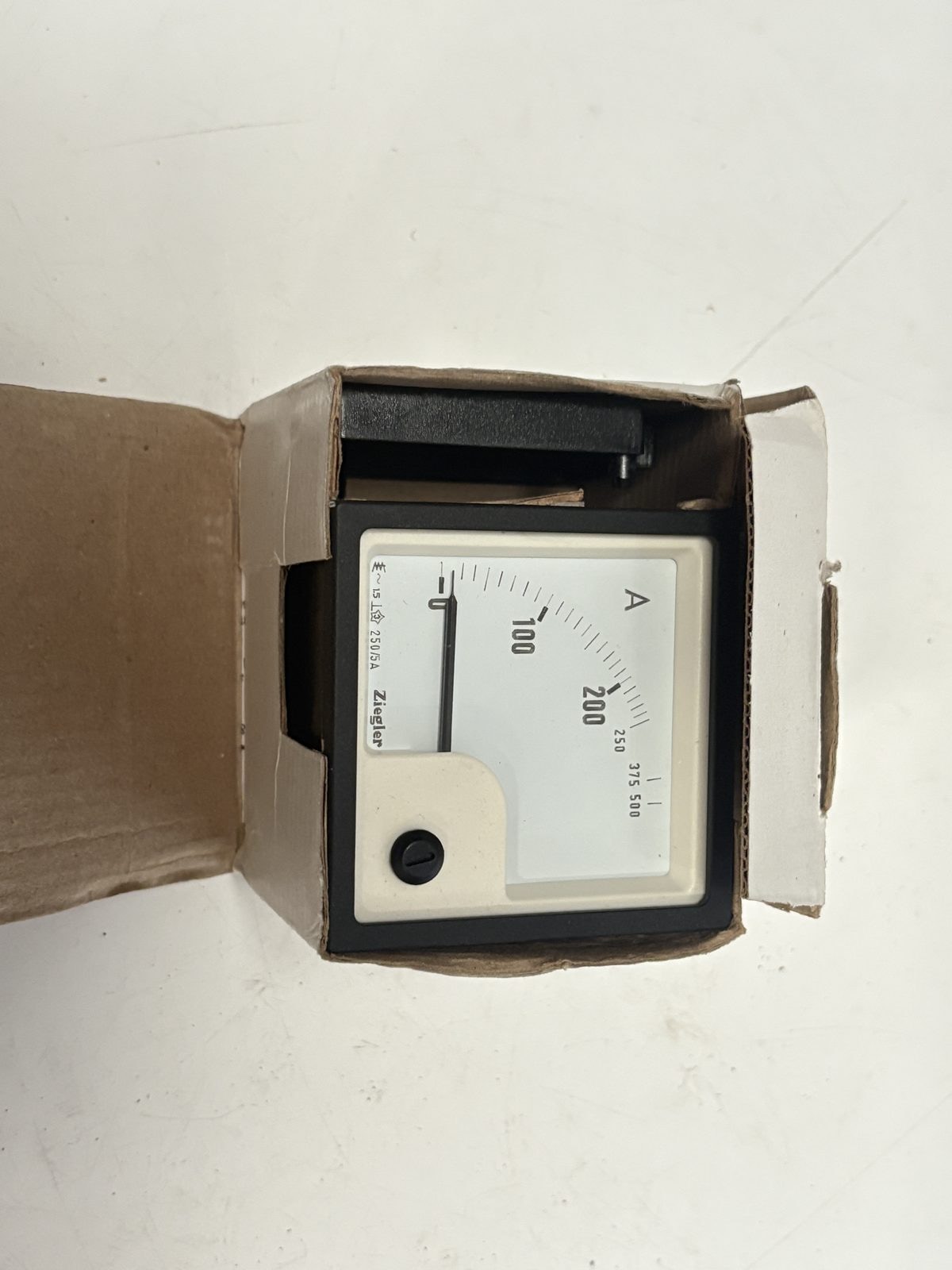 Ziegler EQ72 Z 0-250/5A Analogue Ammeter