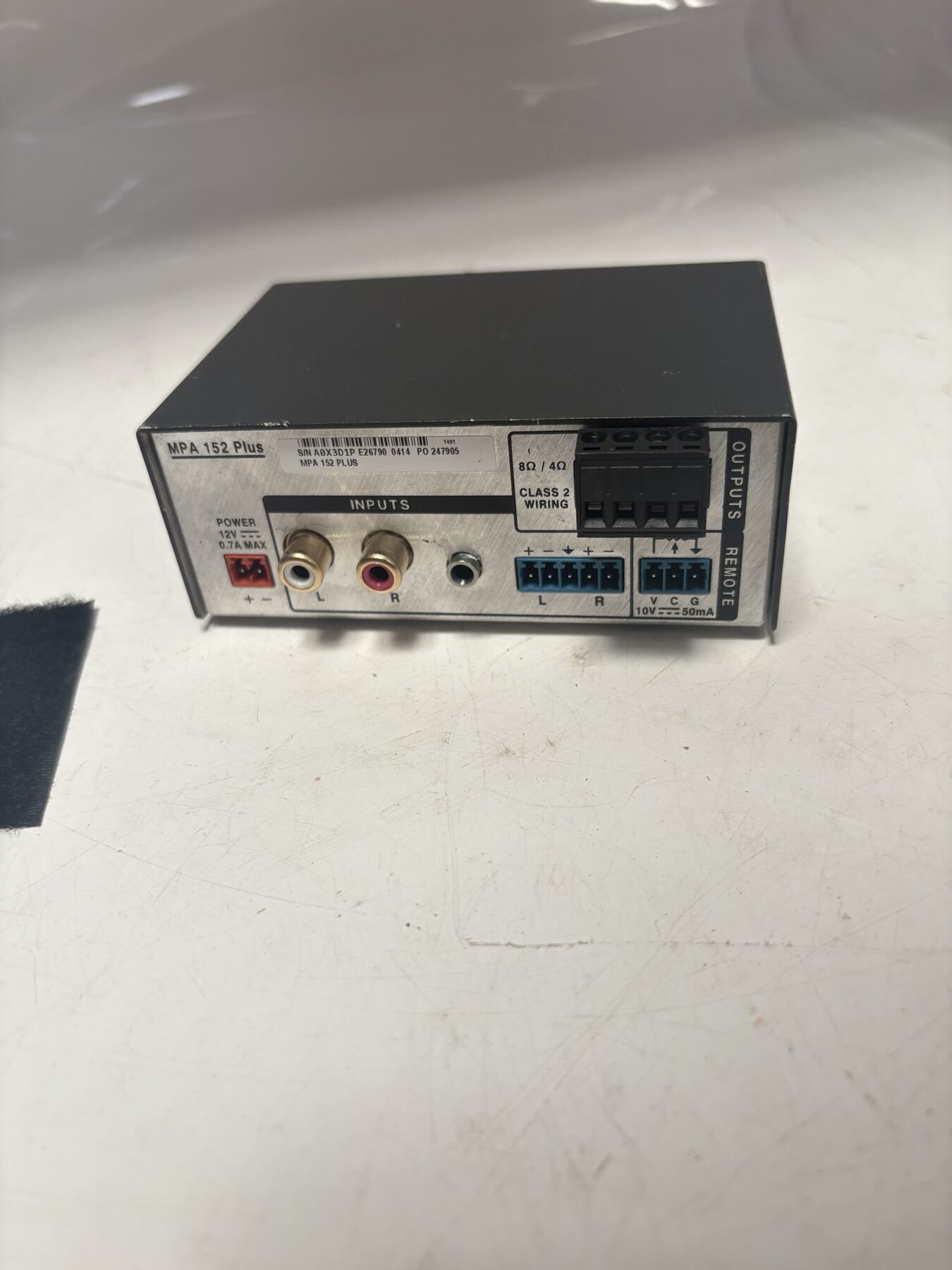 Extron MPA 152 Plus Mini Stereo Power Amplifier 15W