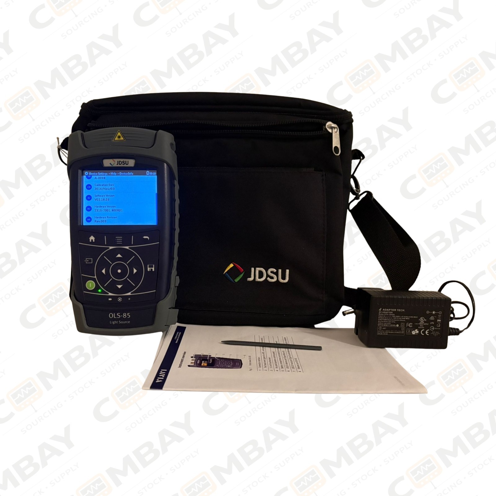JDSU OLS-85 Optical Light Source 2313/05 Quad 850/1300/1310/1550nm