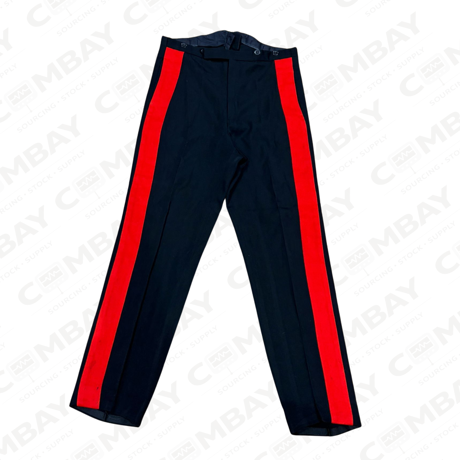 British Army Issue No.1 Cavalry Pattern Trousers 2" Red Stripes